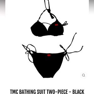 TMC BATHING SUIT TWO-PIECE - BLACK